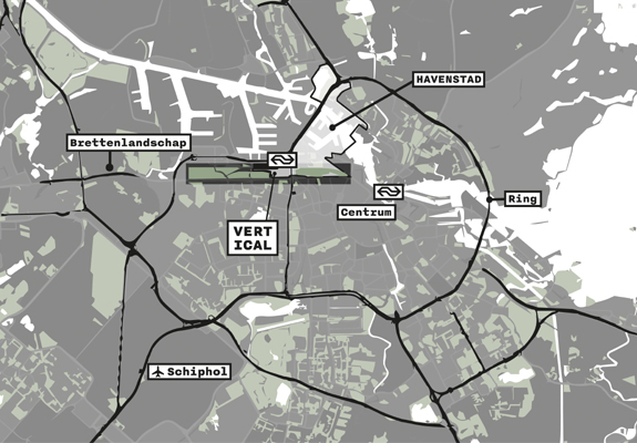 Kaart van de omgeving Sloterdijk